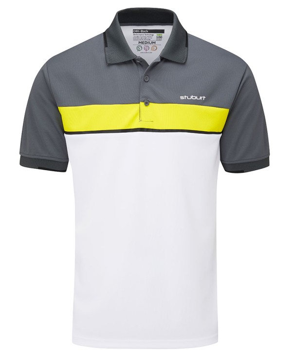 Pánske golfové tričko Stuburt Active-tech Coal