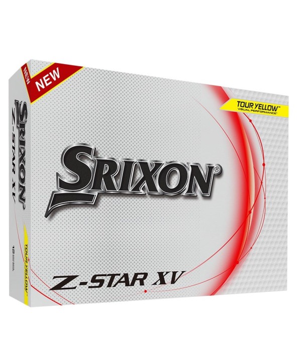Srixon Z-Star XV Tour Yellow Golf Balls (12 Balls) 