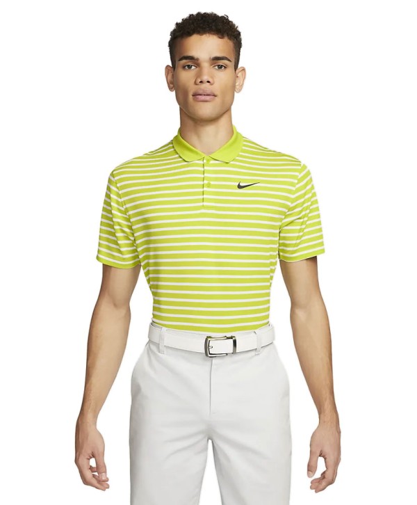 Pánske golfové tričko Nike Dri-Fit Victory Stripe