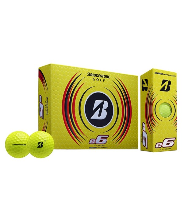 Bridgestone e6 Soft Yellow Golf Balls (12 Balls) 