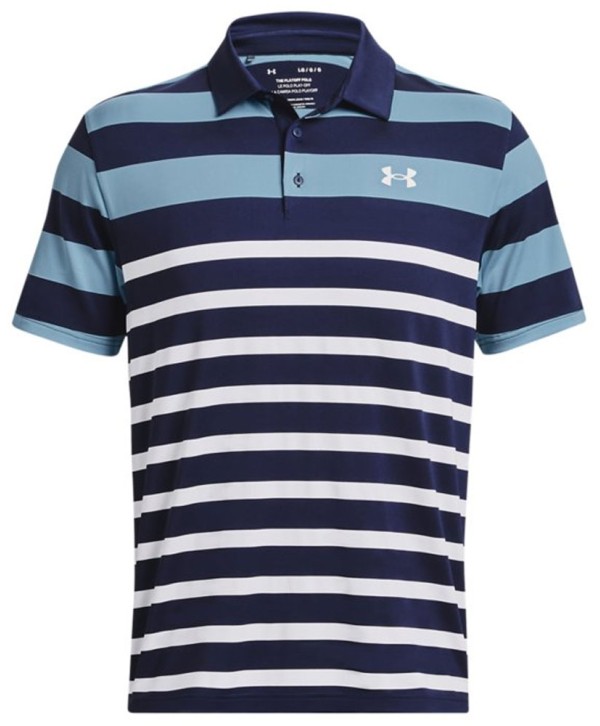 Under Armour Mens Playoff 3.0 Rugby Stripe Polo Shirt
