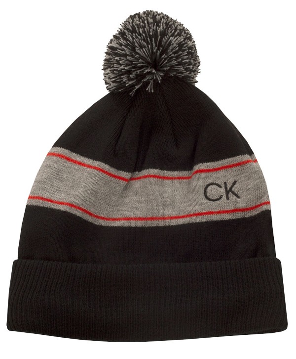 Zimní golfová čepice Calvin Klein Stripe Knitted Cuff Beanie