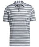 adidas Mens Two Colour Stripe Polo Shirt