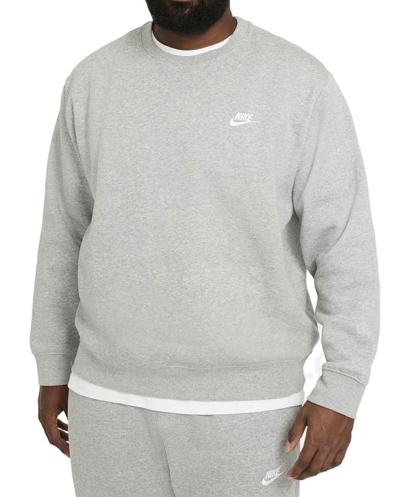 Pánská golfová mikina Nike Sportswear Club Brushed Back Fleece Crew