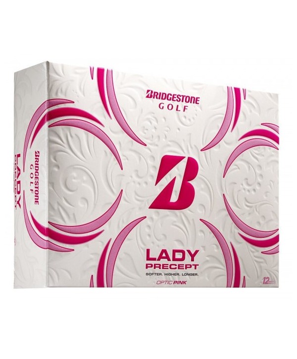 Bridgestone Lady Precept Pink Golf Balls (12 Balls)