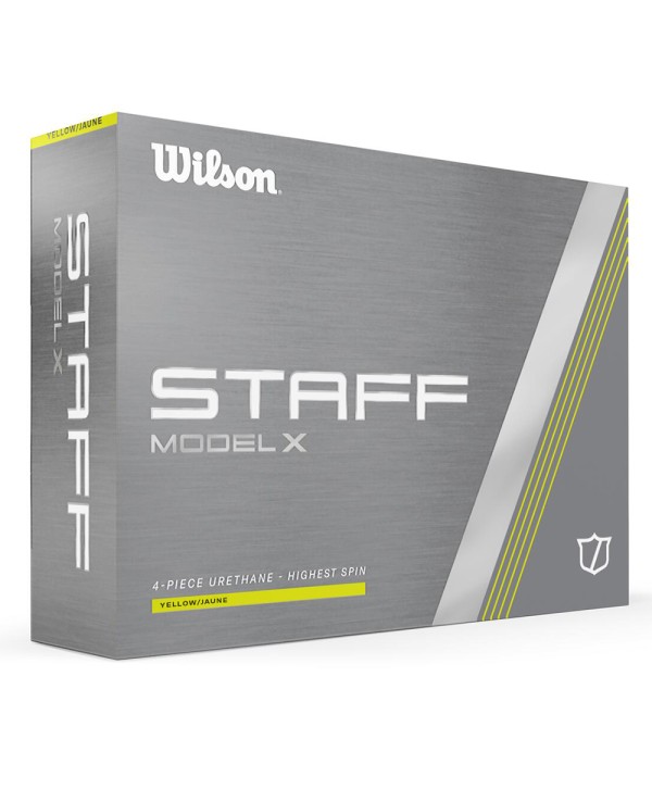 Wilson Staff Model X Yellow Golf Balls (12 Balls) 2024