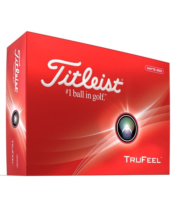 Titleist TruFeel Red Golf Balls (12 Balls) 2024