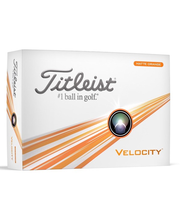 Titleist Velocity Orange Golf Balls (12 Balls) 2024