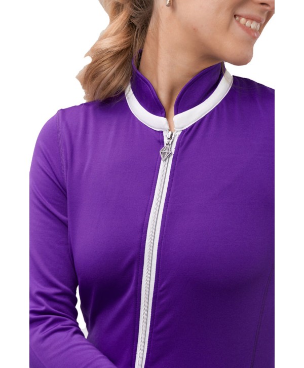 Dámská golfová mikina Pure Golf Mist Full Zip Mid Layer