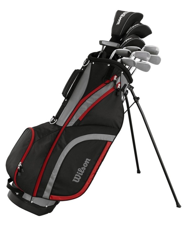 Wilson Mens Matrix Golf Package Set (Steel/Graphite) 1 Inch Longer