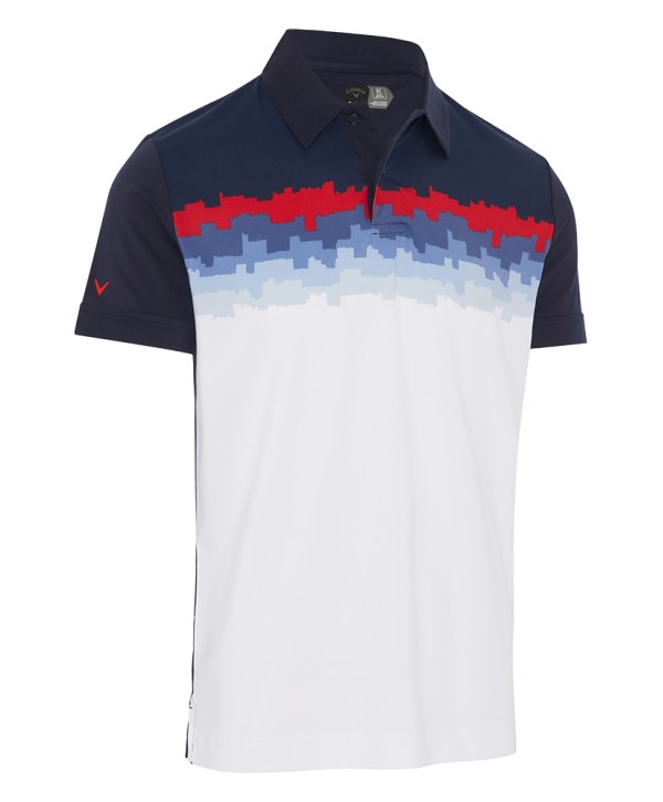Pánské golfové triko Callaway X-Series Skyline Block Print