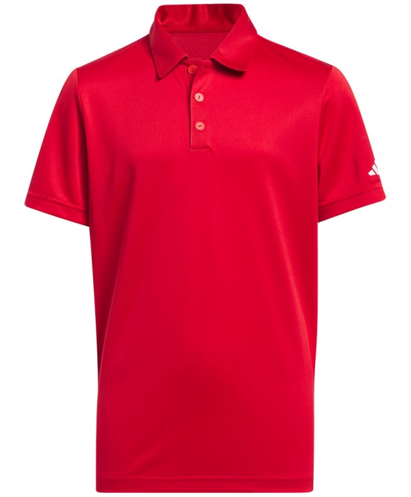 adidas Juniors Performance Primegreen Polo Shirt - Logo Cresting