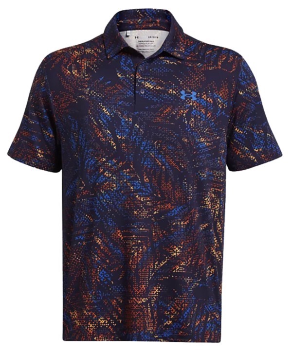 Pánske golfové tričko Under Armour Fuse Palm Multi Printed