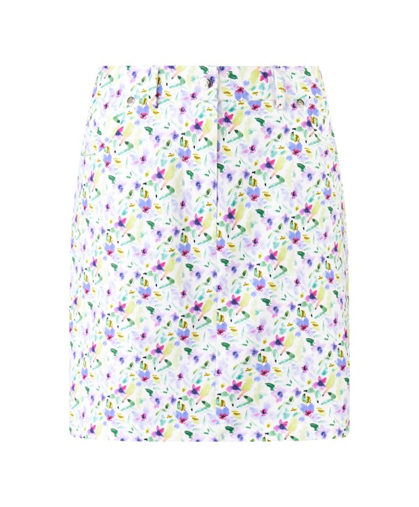 Pure Golf Ladies Clarity Print Skort - Ethereal Bouque