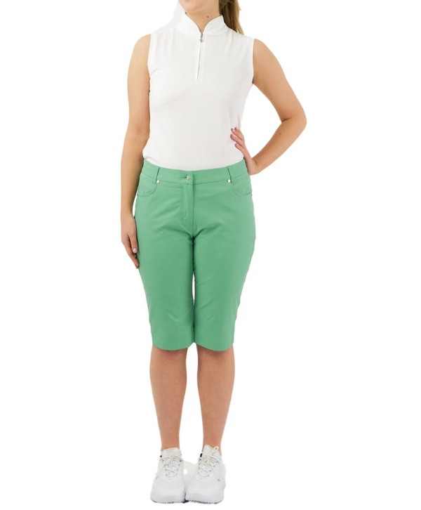 Pure Golf Ladies Trust Bermuda Shorts - Sage Green