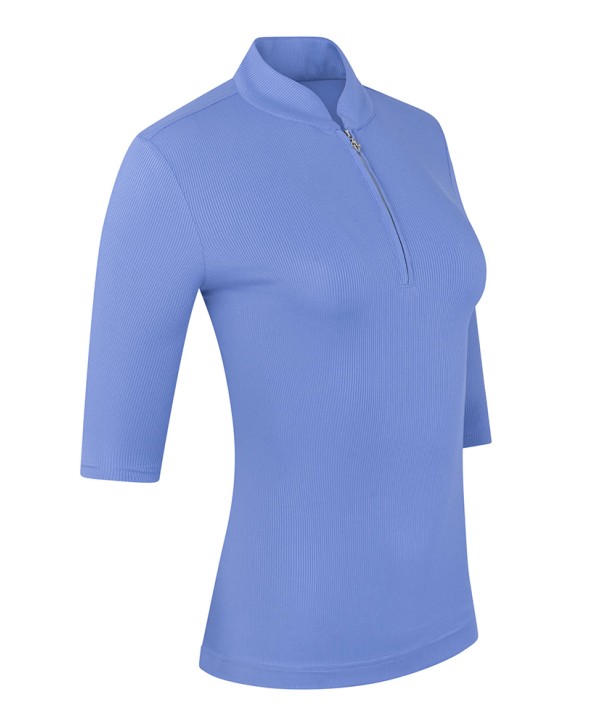 Pure Golf Ladies Jasmine Half Sleeve Polo Shirt - Cornflower