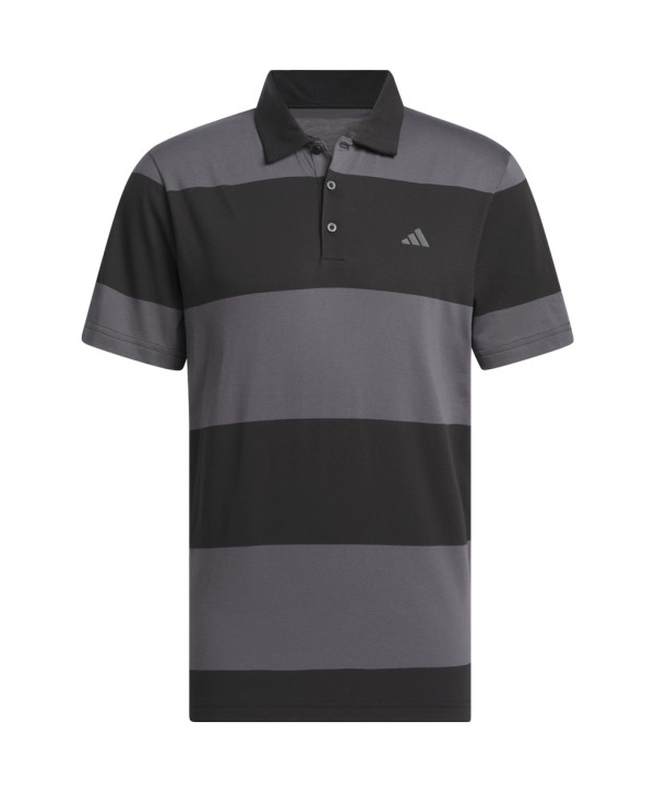 Pánské golfové triko Adidas Colourblock Rugby Stripe