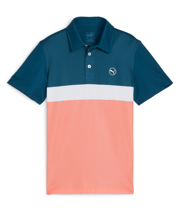 Dětské golfové triko Puma ColourBlock