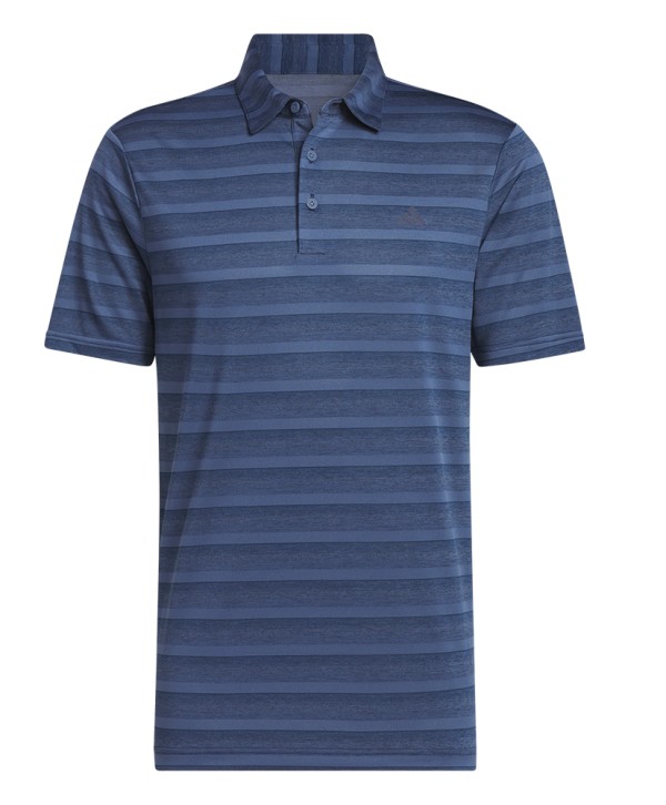 Pánské golfové triko Adidas Two Colour Stripe