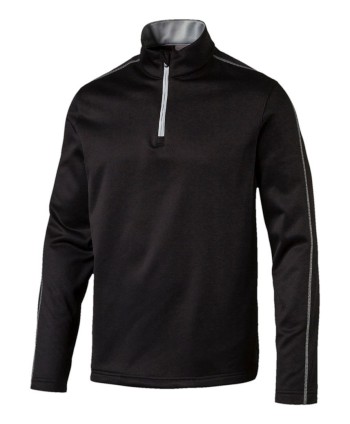 Puma Golf Mens Quarter Zip Core Fleece Pullover