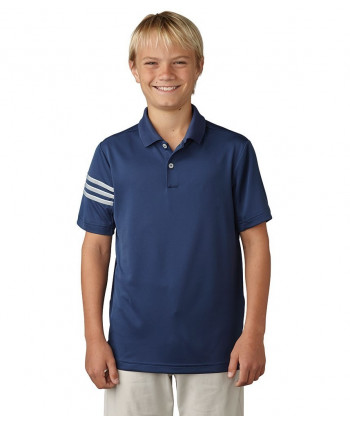 Adidas Boys 3-Stripes Polo Shirt