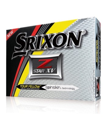 Golfové míčky Srixon Z-Star XV Tour 2017, žluté