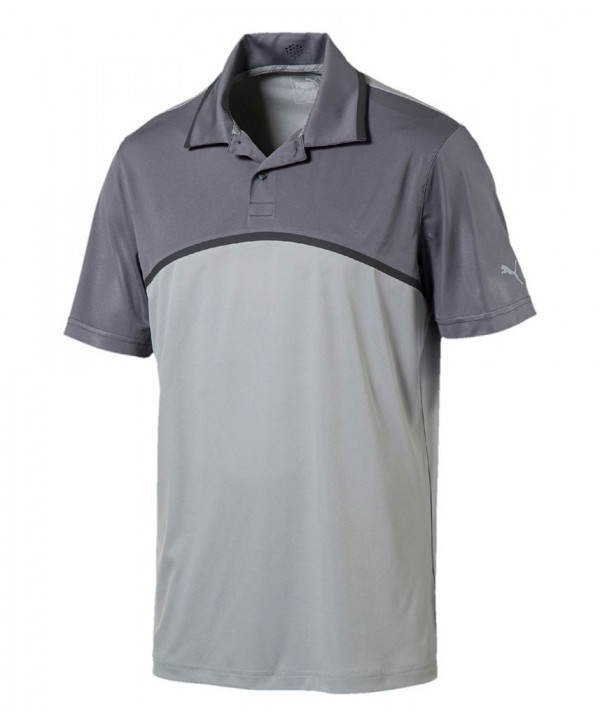 Pánske golfové tričko Puma Tailored ColourBlock Polo Shirt 2017