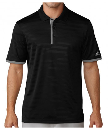 Pánské golfové triko Adidas Asymmetrical Stripes