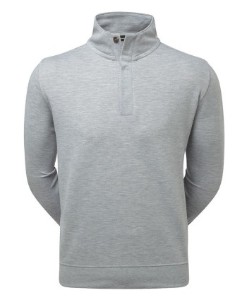 FootJoy Mens Spun Poly Buttoned Pullover