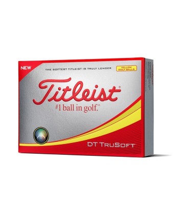 Golfové míčky Titleist DT TruSoft Yellow 2018 (12 ks)