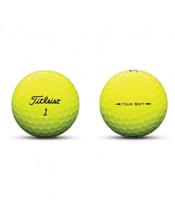 Titleist Tour Soft Yellow Golf Balls (12 Balls) 2018