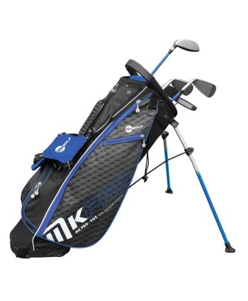 Dětský golfový set Mkids Pro Blue a vozík Masters 5 Series
