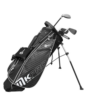 Dětský golfový set Mkids Pro Grey a vozík Masters 5 Series