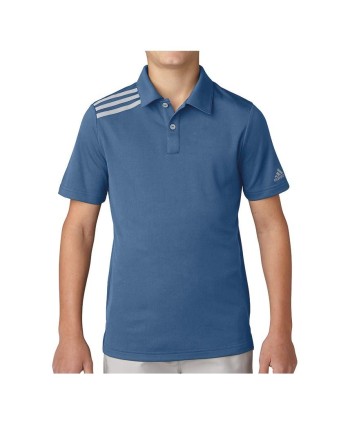 Dětské golfové triko Adidas 3-Stripes Solid