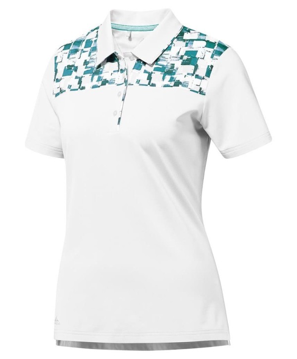 adidas Ladies Ultimate Short Sleeve Fashion Polo Shirt