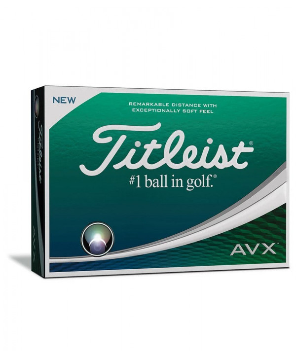 Titleist AVX White Golf Balls (12 Balls)