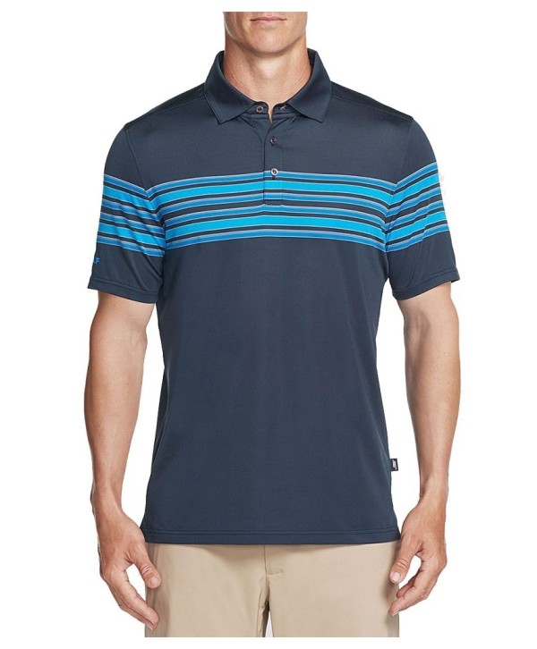 Pánske golfové tričko Skechers Club Face Stripe