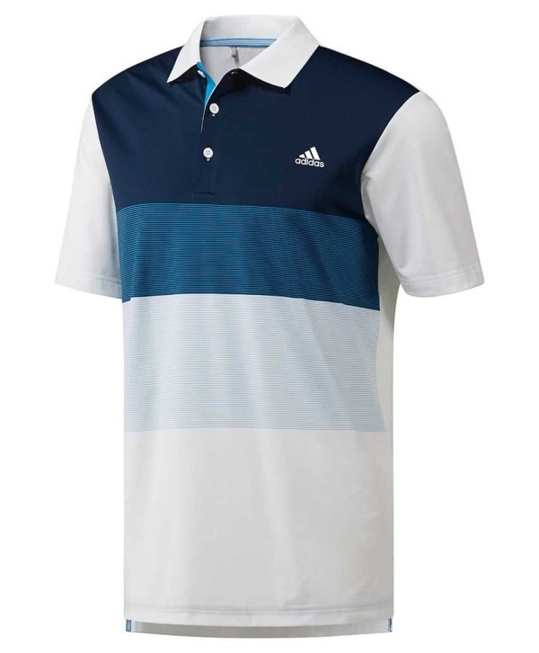Pánské golfové triko Adidas Bold 3Stripes