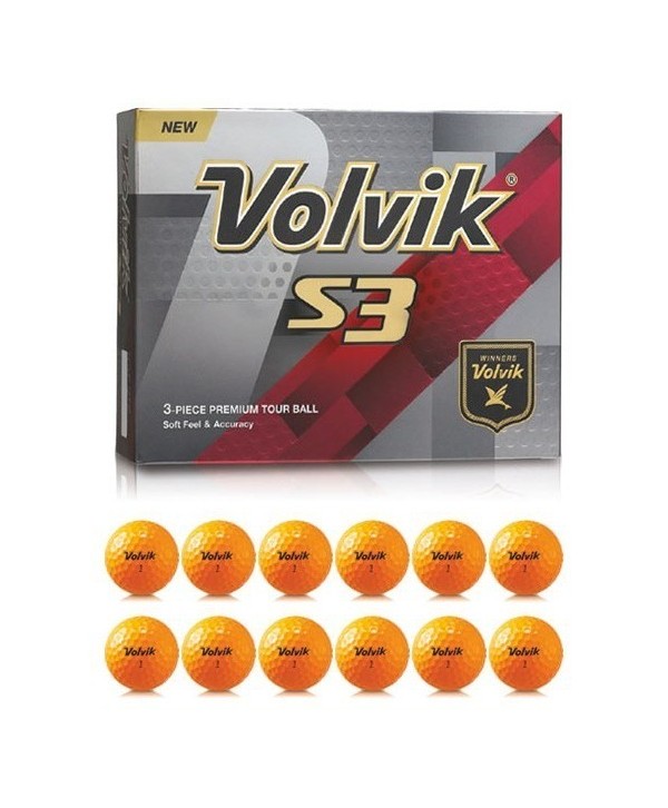 Golfové míčky Volvik S3 (12 ks)