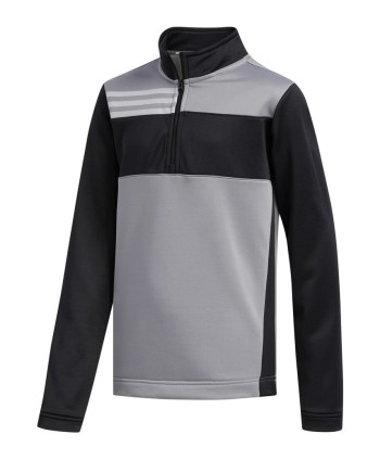 Adidas Boys Fashion 3-Stripes Half Zip Top