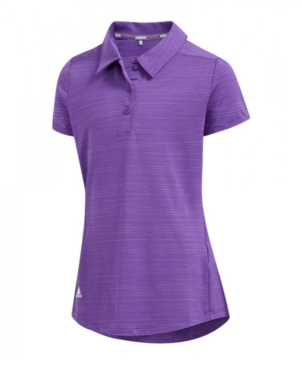 Dievčenské golfové tričko Adidas Short Sleeve Solid 2018