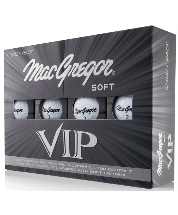 Golfové míčky MacGregor VIP Soft (12 ks)