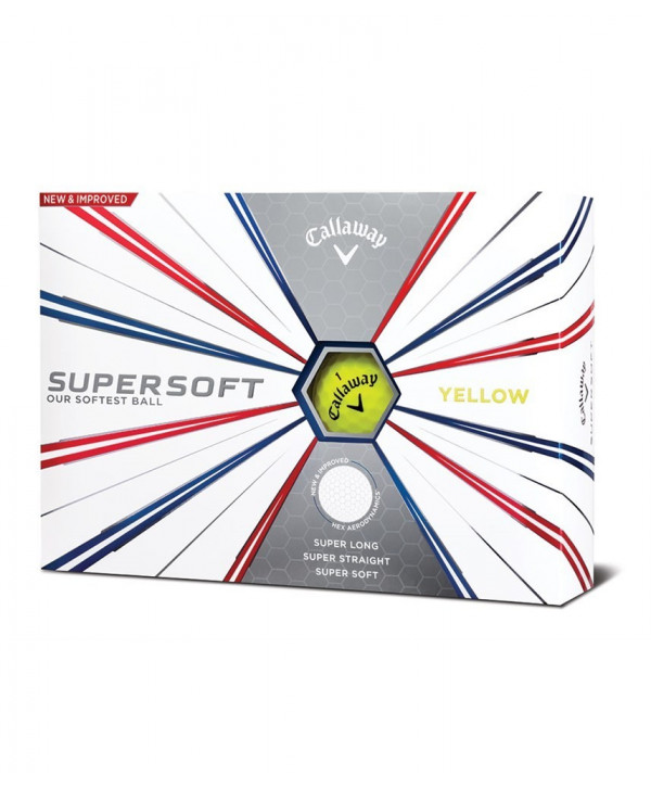 Golfové míčky Callaway Supersoft 2019