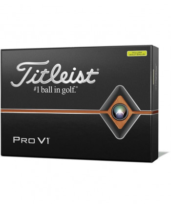 Golfové míčky Titleist Pro V1 Yellow 2019 (12ks)