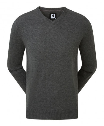 Pánsky golfový sveter FootJoy Wool V-Neck 2018