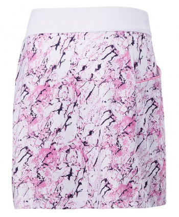 Dámská golfová sukně Callaway Liquid Pink Printed 2019