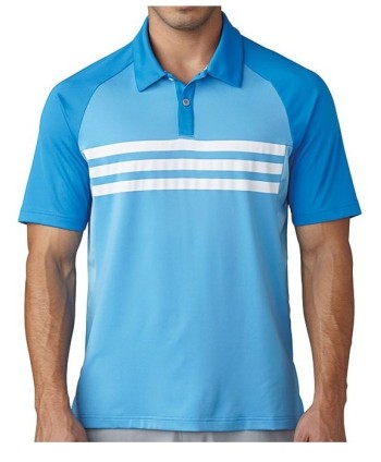 Adidas Mens ClimaCool 3 Stripes Competition Polo Shirt