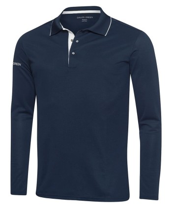 Galvin Green Mens Marc Ventil8 Plus Long Sleeve Golf Shirt