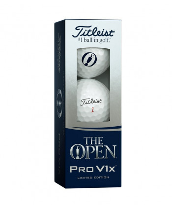 Limitovaná edice míčků Titleist Pro V1x The Open Edition