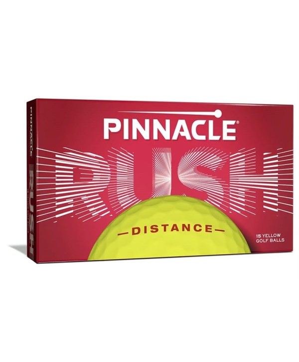 Golfové míčky Pinnacle Rush (12 ks) - žluté